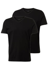 Tom Tailor 2er Pack T-Shirts V-Neck Basic TT Tee