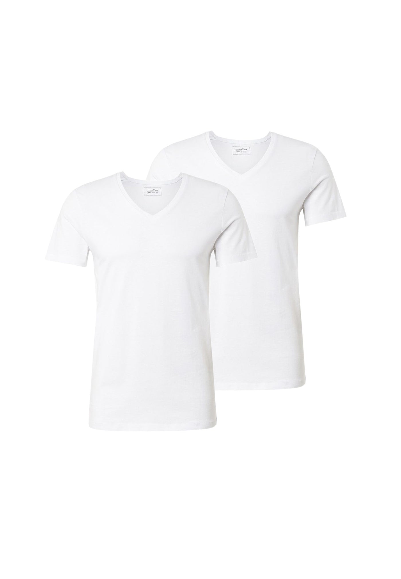 Tom Tailor 2er Pack T-Shirts V-Neck Basic TT Tee