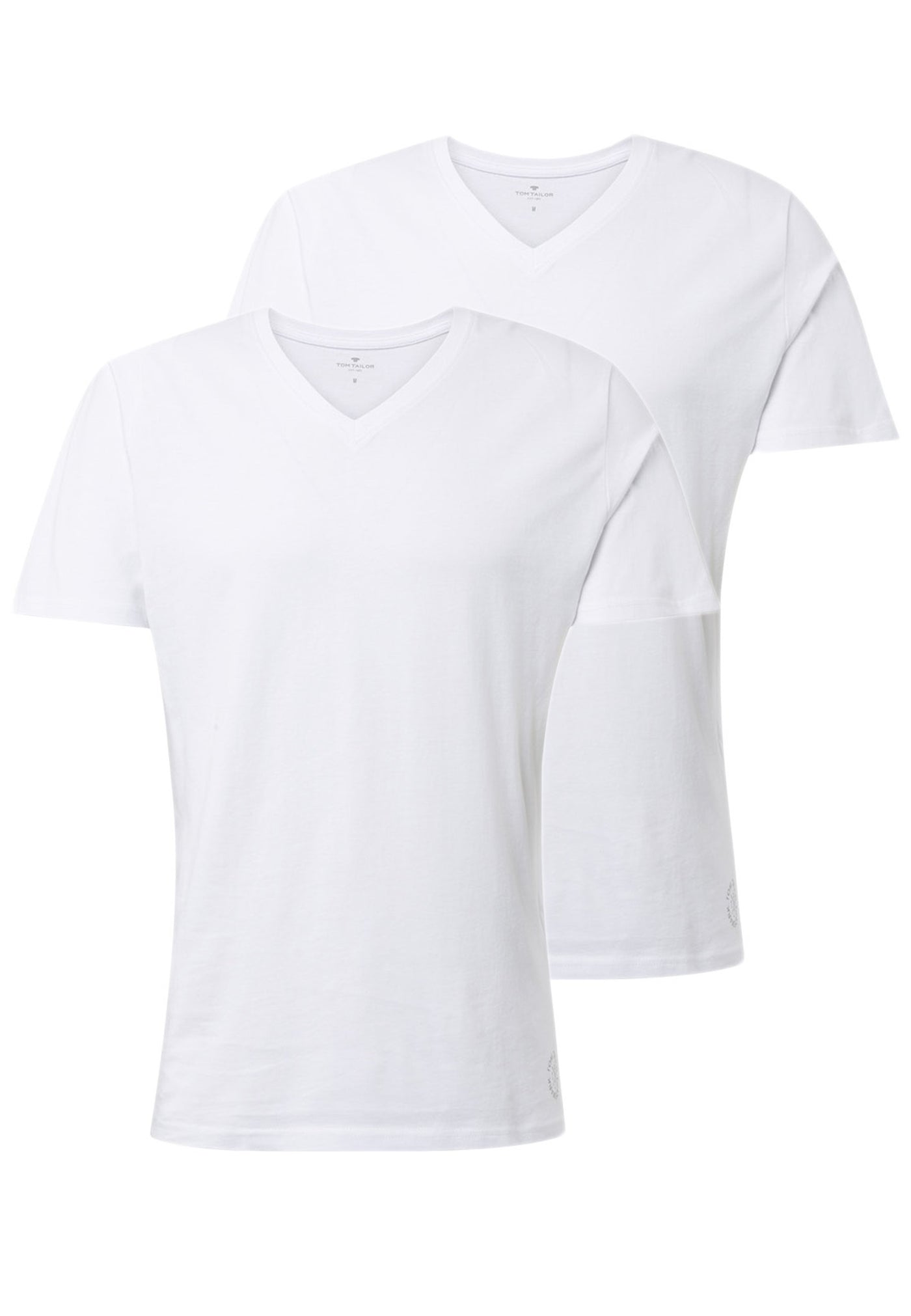 Tom Tailor 2er Pack T-Shirts V-Neck Basic TT Tee