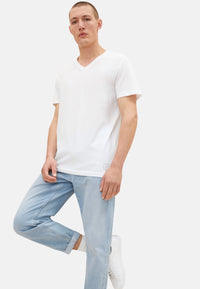 Tom Tailor 2er Pack T-Shirts V-Neck Basic TT Tee