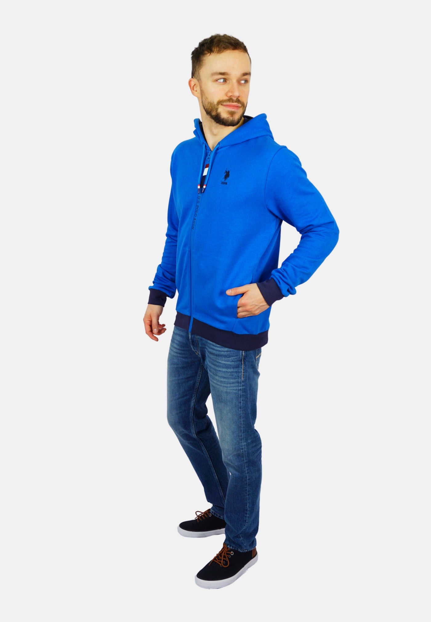 U.S. POLO Kapuzensweatjacke