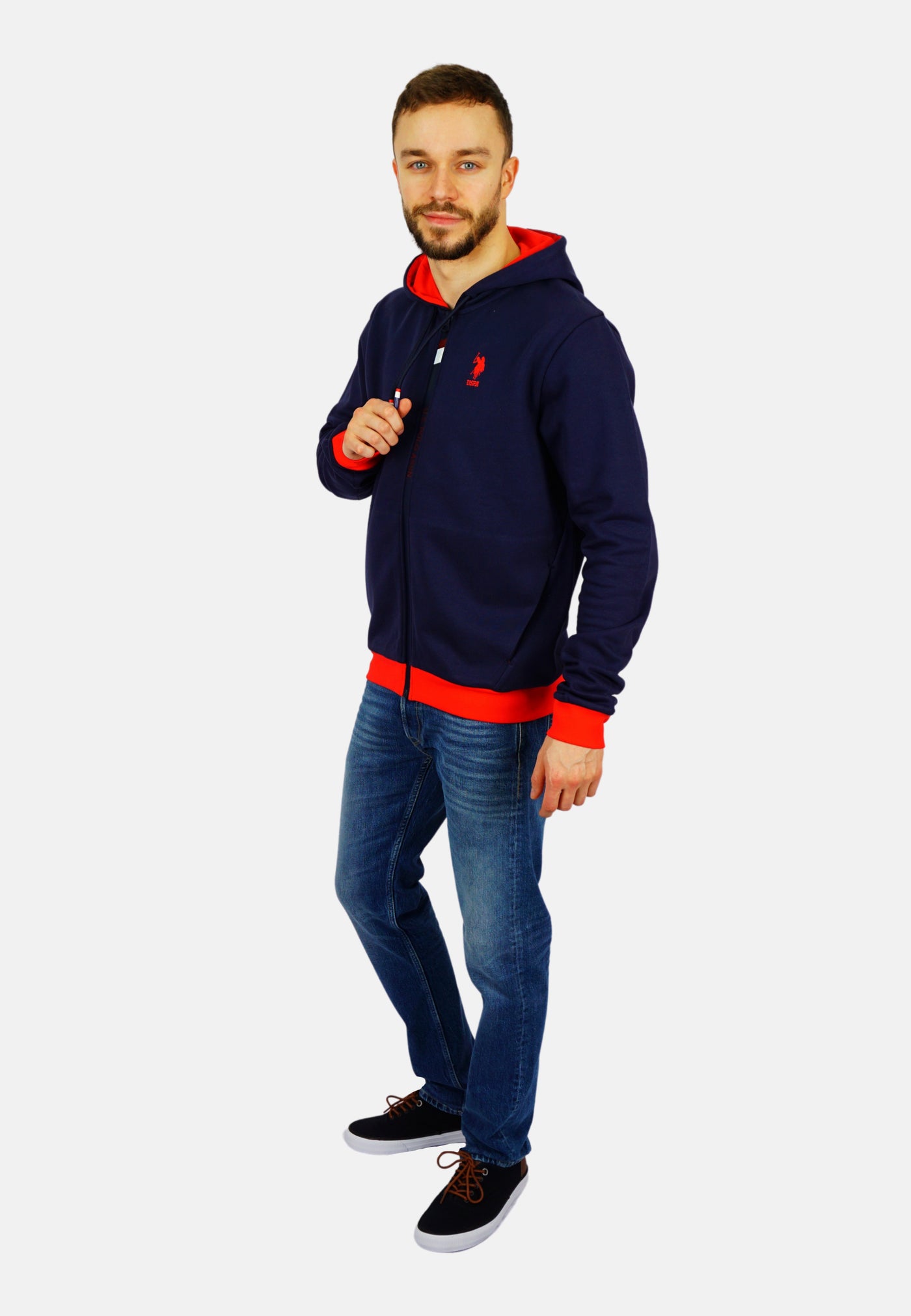 U.S. POLO Kapuzensweatjacke