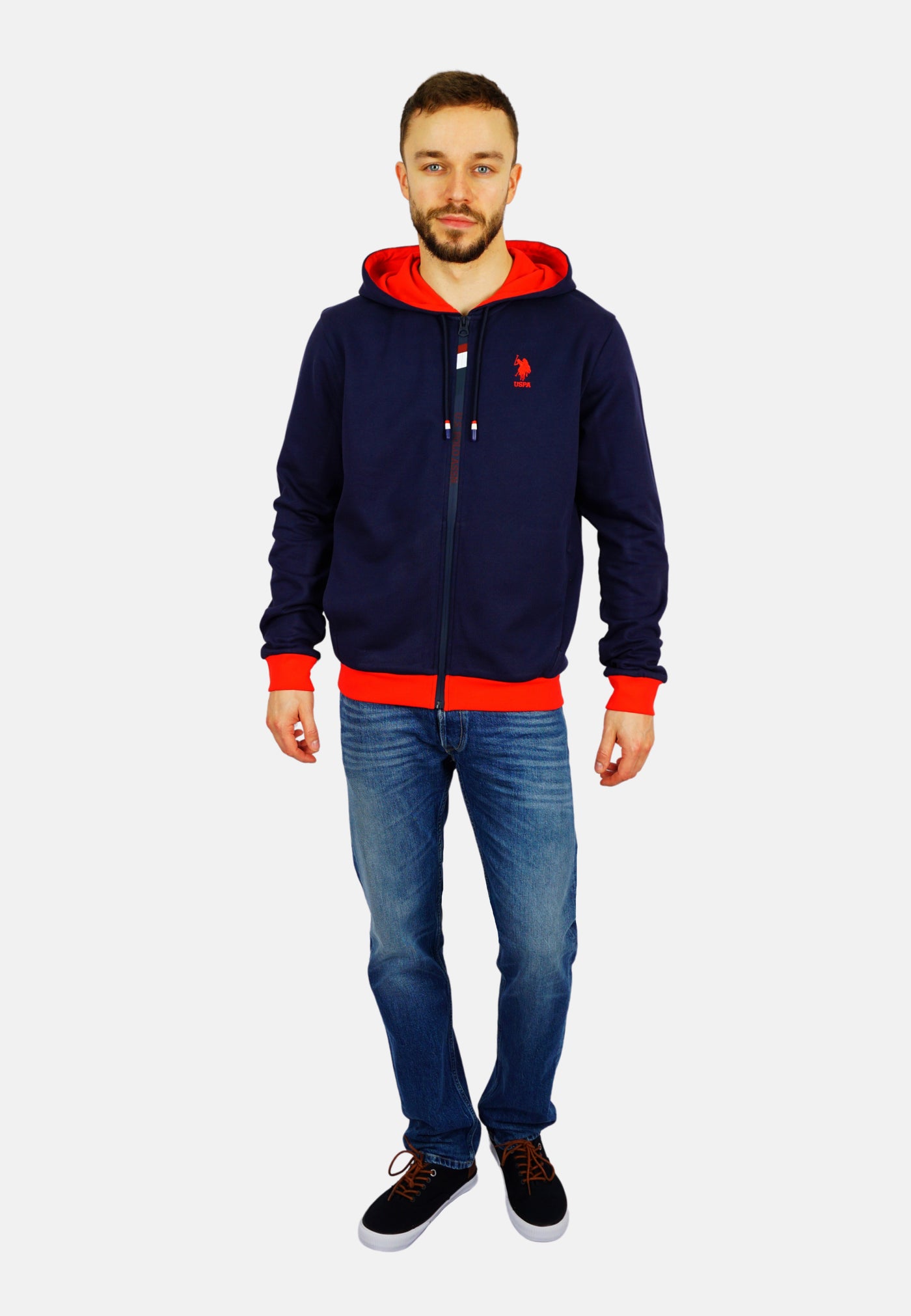 U.S. POLO Kapuzensweatjacke