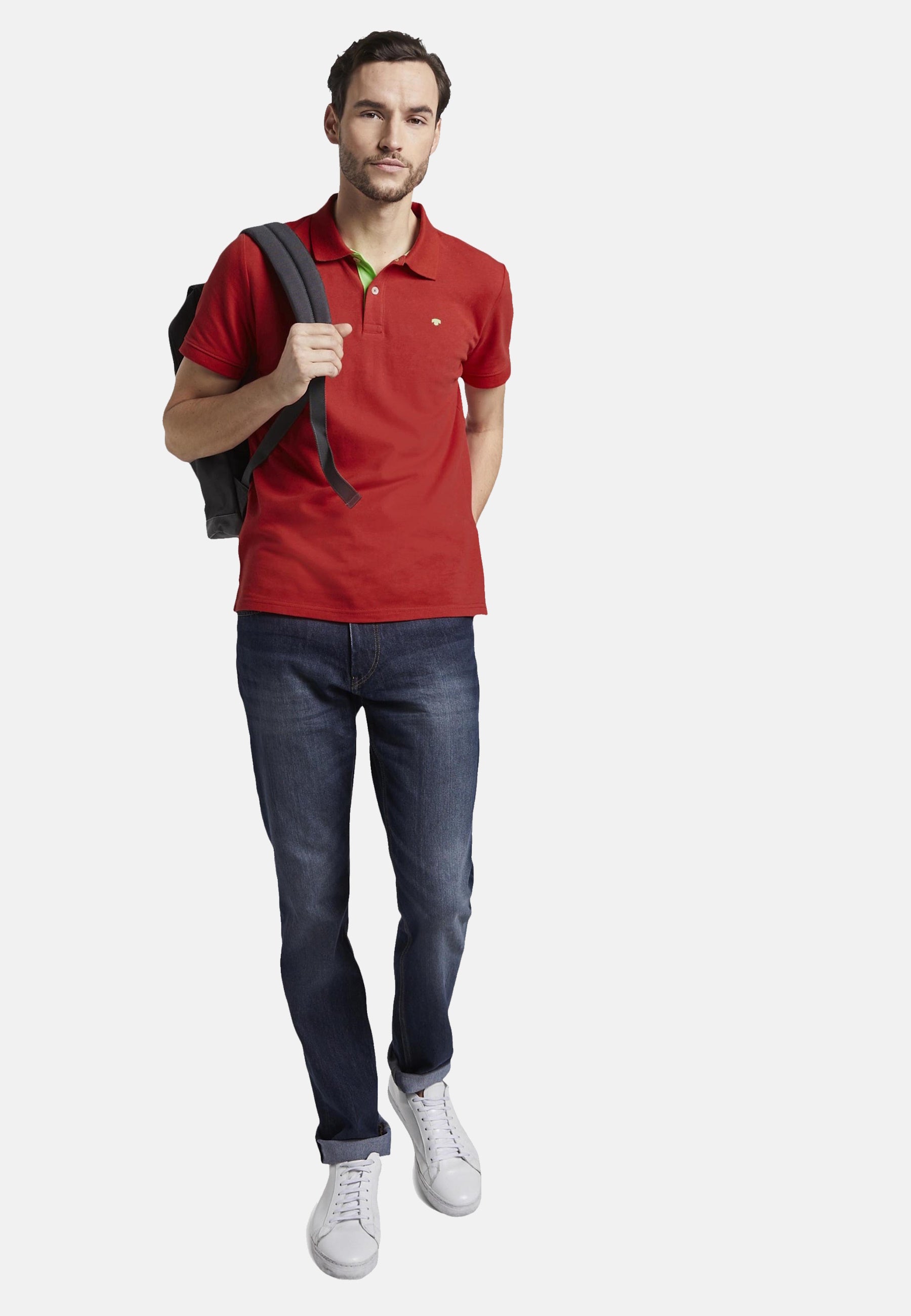 Tom Tailor Basic Kurzarmshirt mit Polokragen