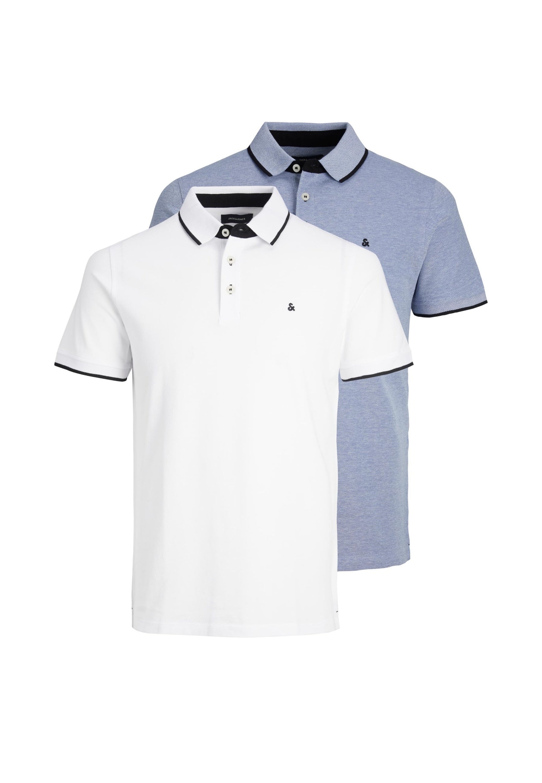 Jack & Jones 2 Pack Poloshirt JJEPAULOS POLO Shortsleeve