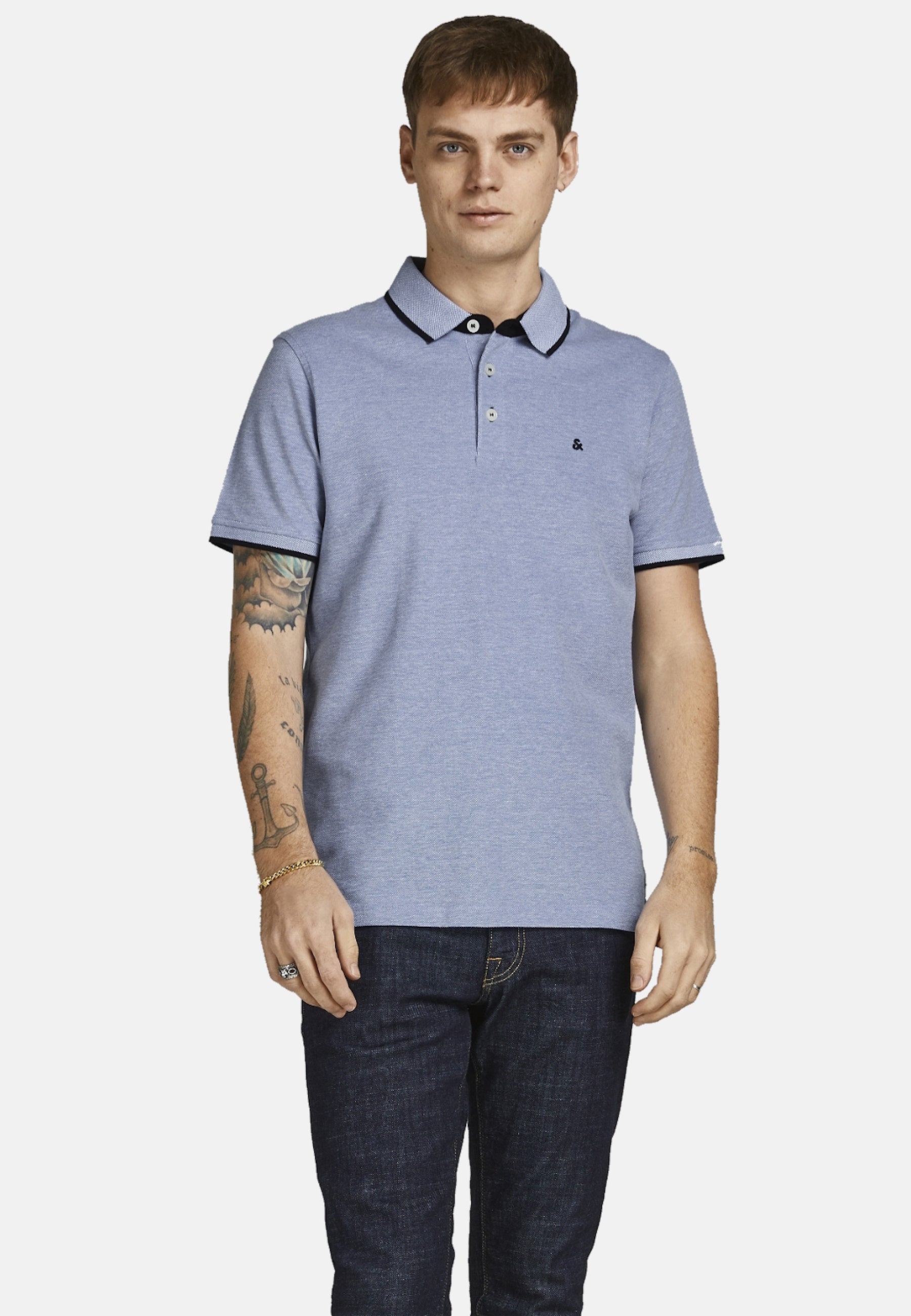 Jack & Jones 2 Pack Poloshirt JJEPAULOS POLO Shortsleeve