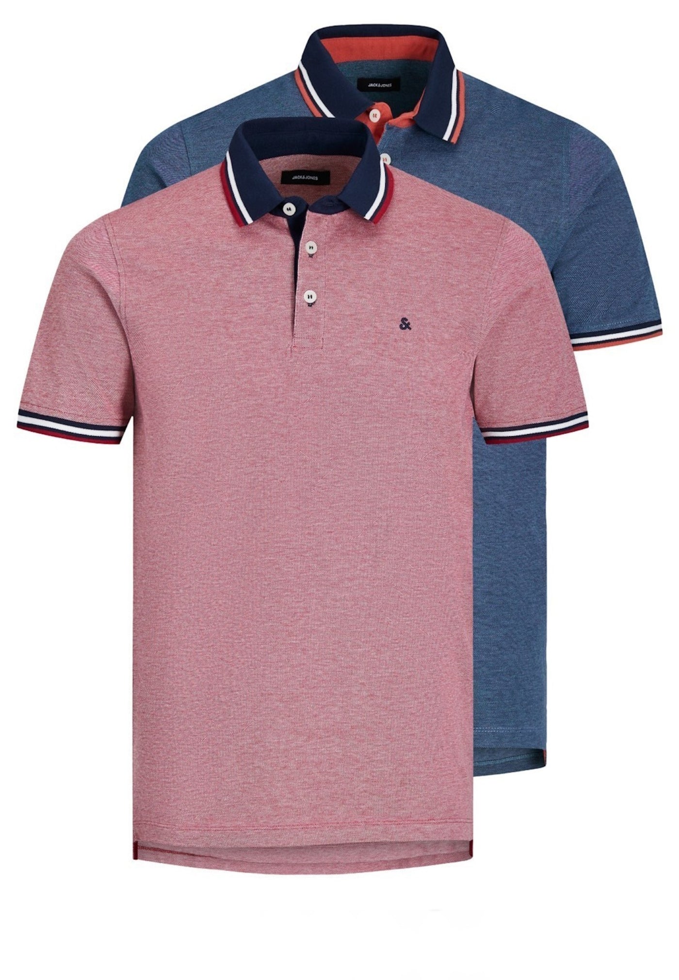 Jack & Jones 2 Pack Poloshirt JJEPAULOS POLO Shortsleeve