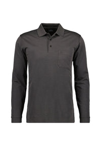 Ragman Langarmshirt mit Polokragen