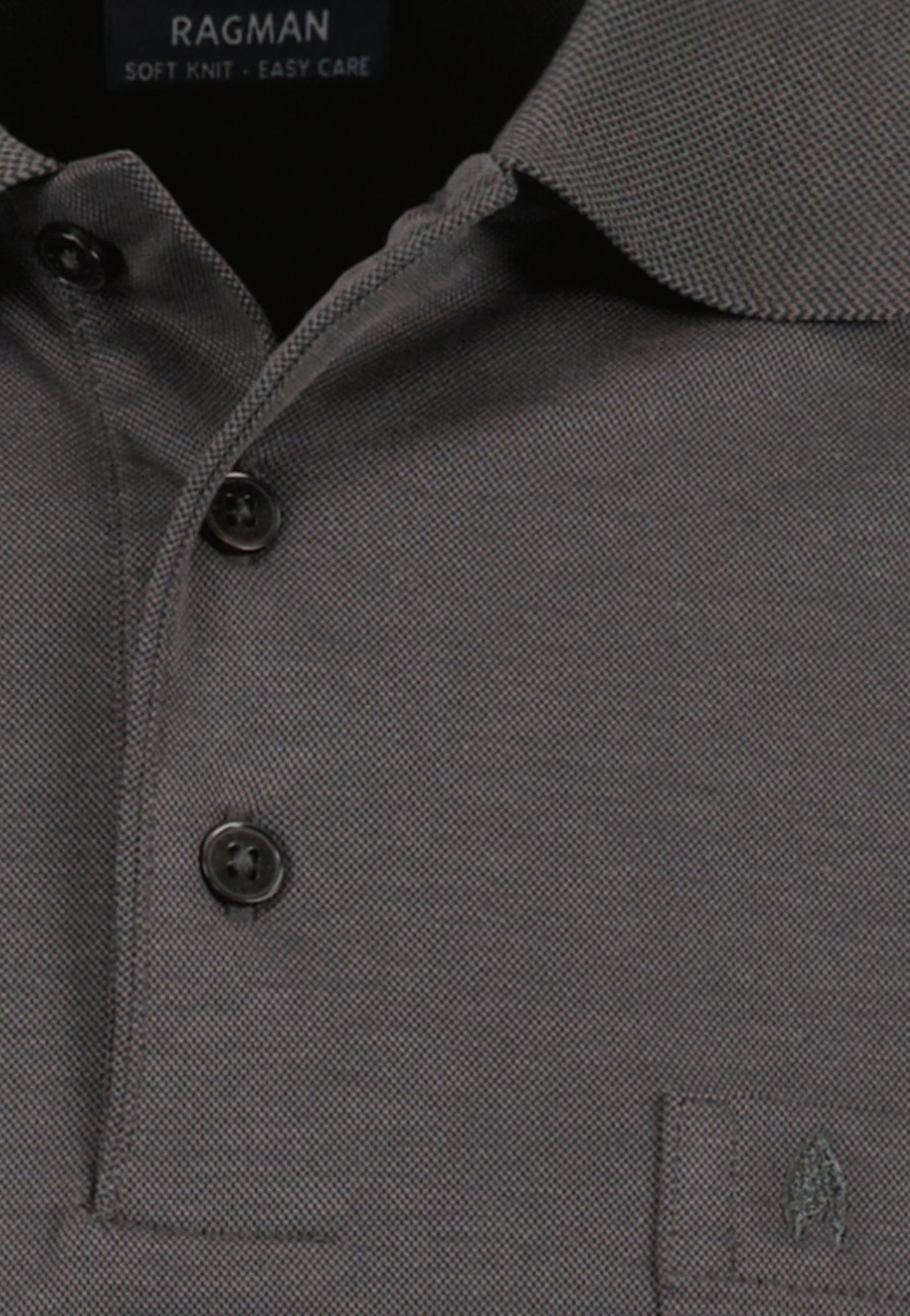 Ragman Langarmshirt mit Polokragen