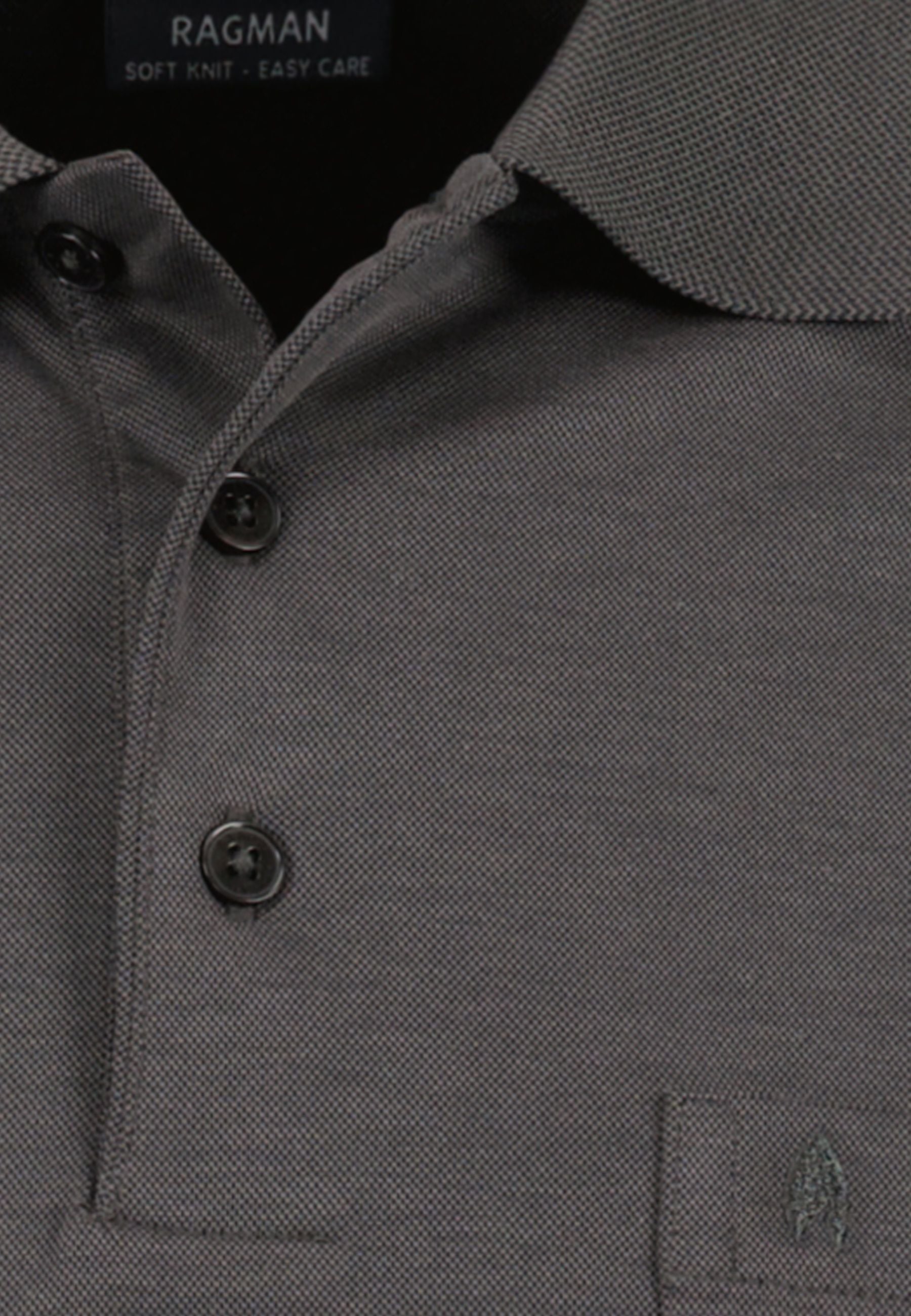 Ragman Langarmshirt mit Polokragen