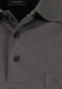 Ragman Langarmshirt mit Polokragen