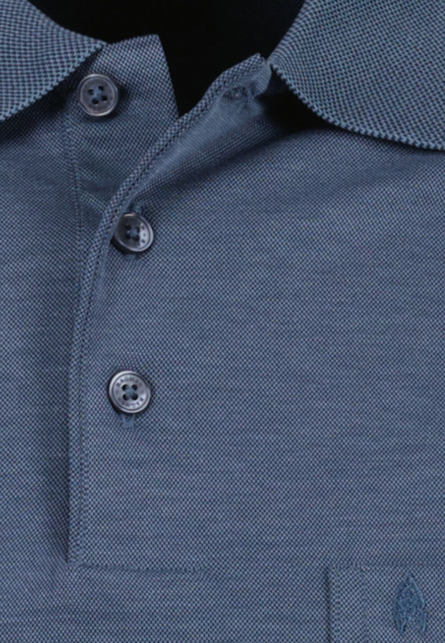 Ragman Langarmshirt mit Polokragen