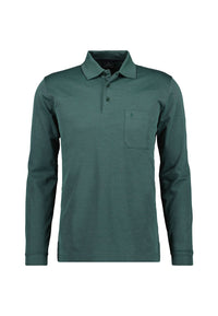 Ragman Langarmshirt mit Polokragen