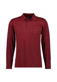 Ragman Langarmshirt mit Polokragen