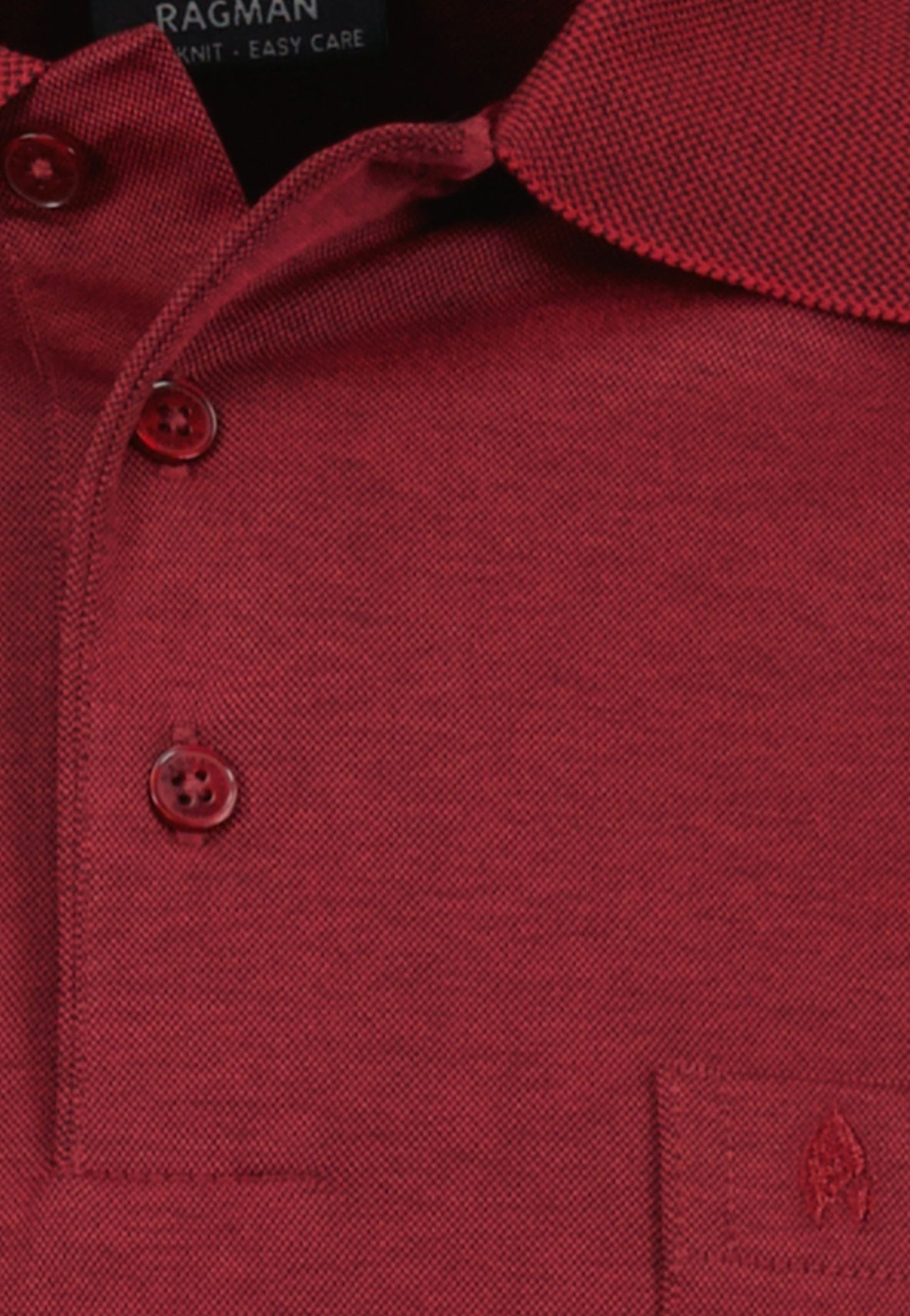 Ragman Langarmshirt mit Polokragen