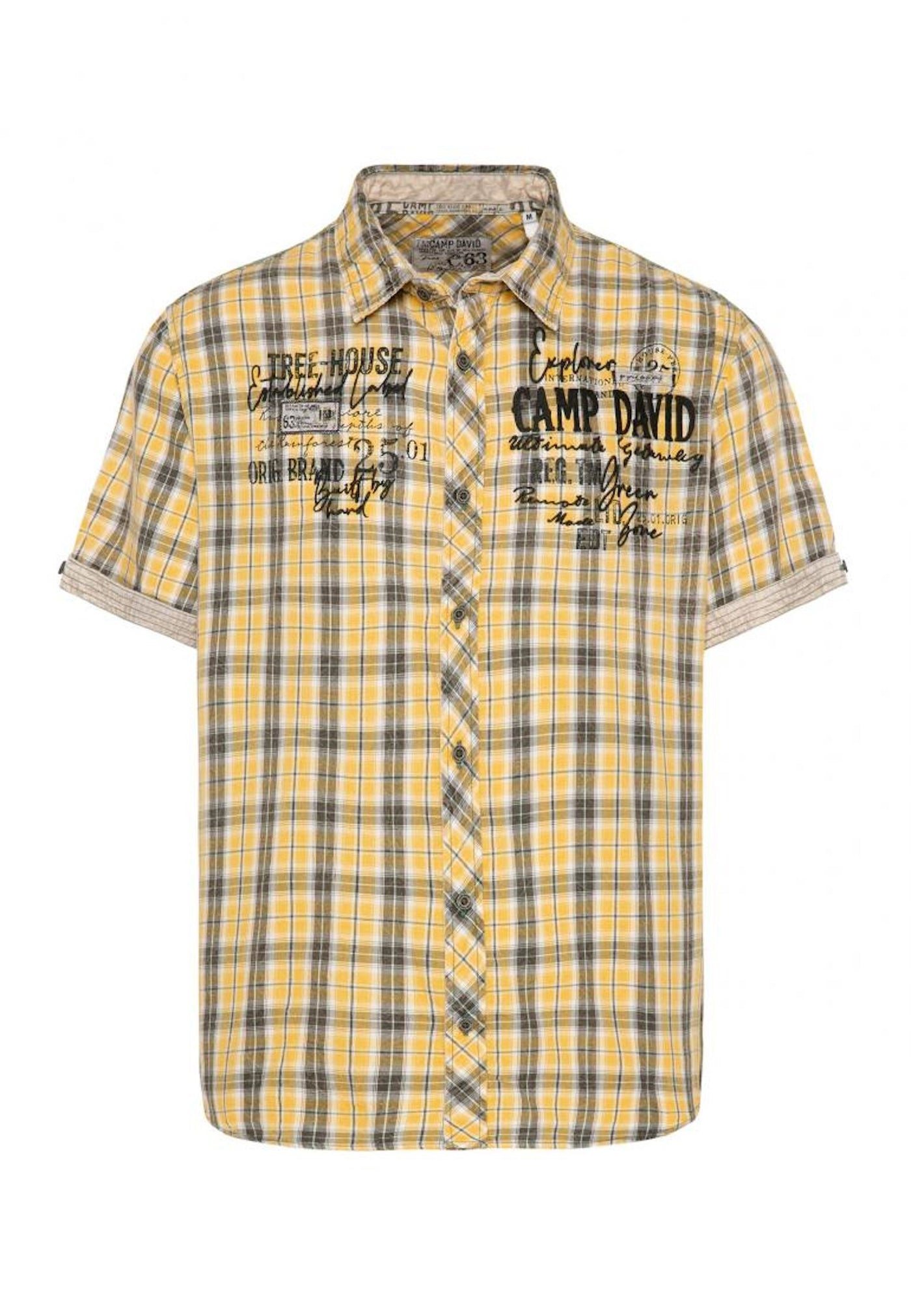 Camp David Tree House Kurzarmhemd