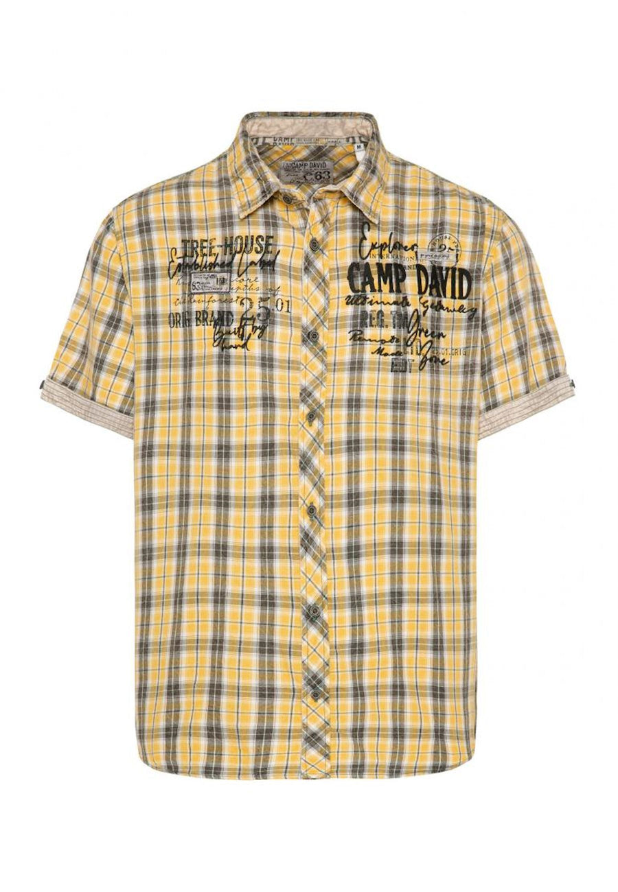 Camp David Tree House Kurzarmhemd