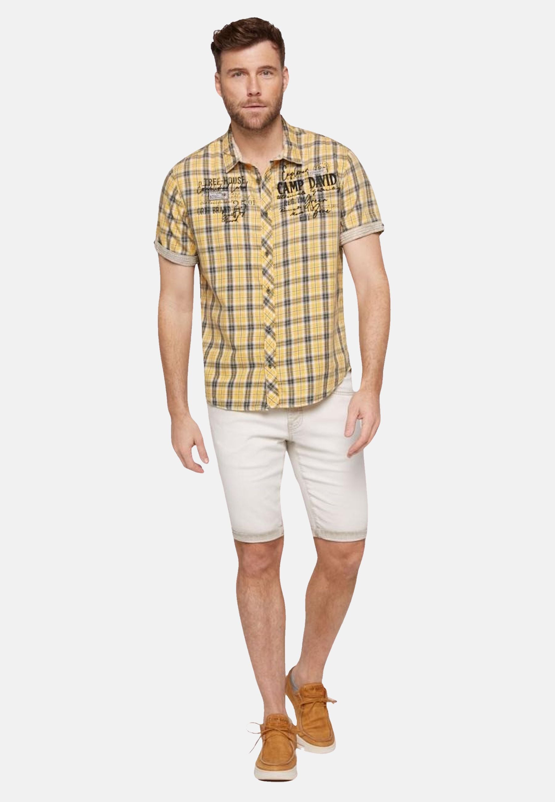 Camp David Tree House Kurzarmhemd