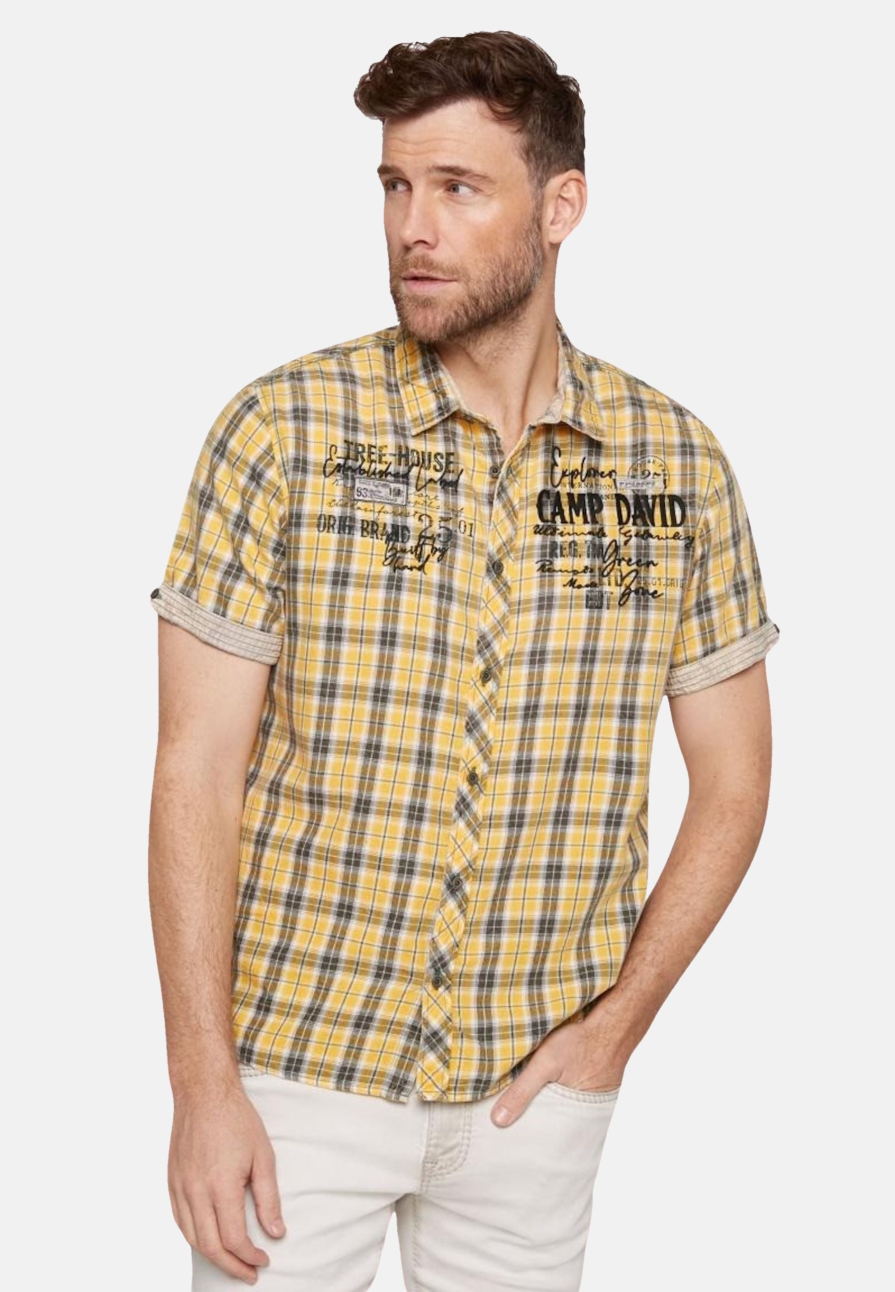 Camp David Tree House Kurzarmhemd