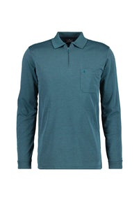 Ragman Langarmshirt mit Polokragen