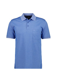 Ragman Kurzarmshirt mit Polokragen
