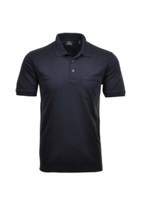 Ragman Kurzarmshirt mit Polokragen