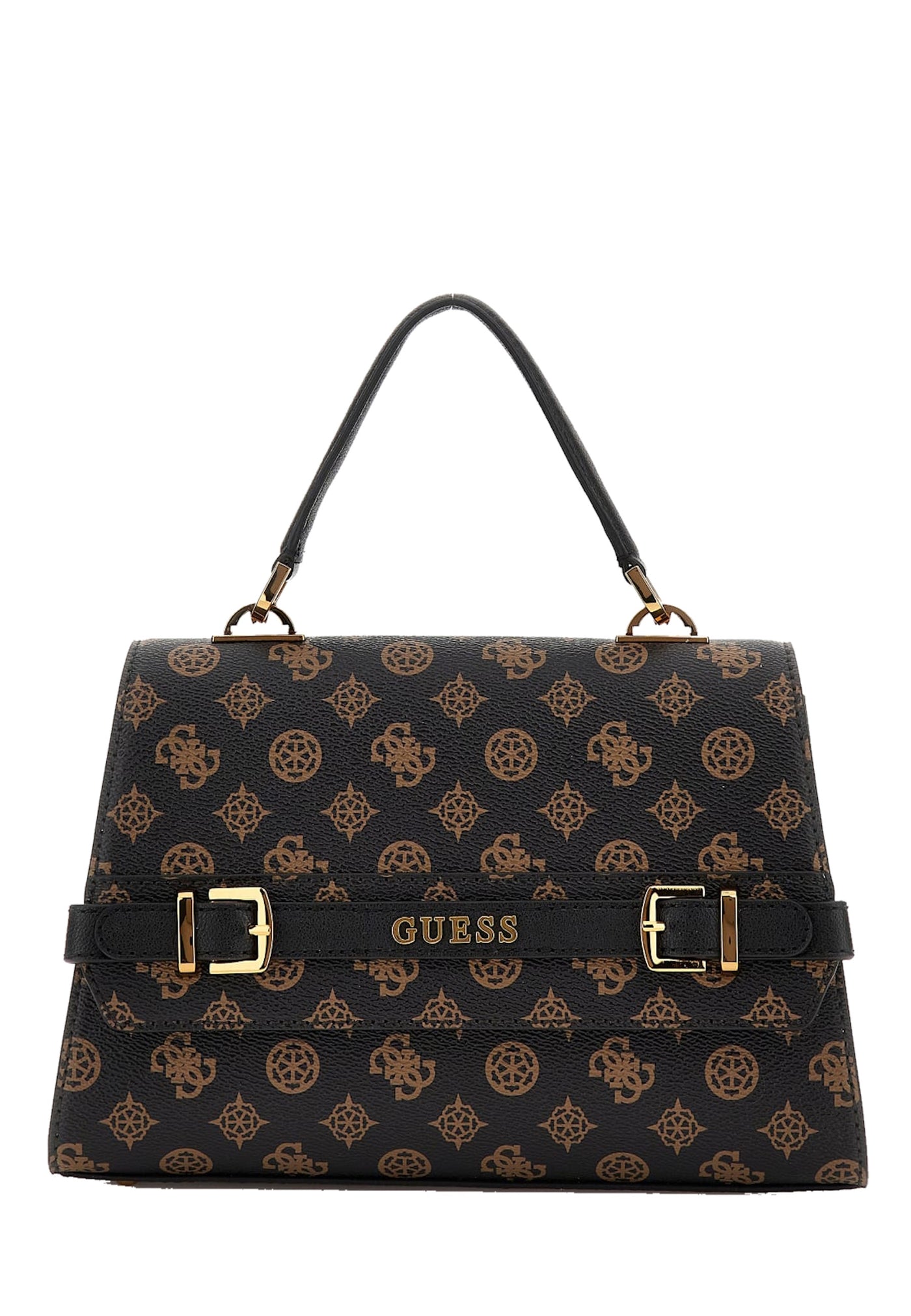 Guess Sestri Logo Top Handle Flap Handtasche