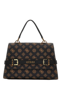 Guess Sestri Logo Top Handle Flap Handtasche