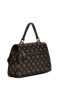 Guess Sestri Logo Top Handle Flap Handtasche