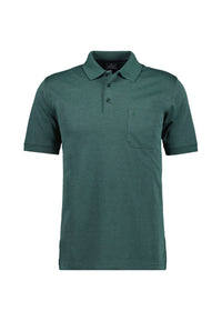 Ragman Kurzarmshirt mit Polokragen
