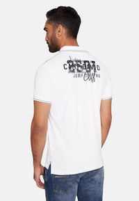 Camp David Base Jumping Kurzarmshirt mit Polokragen