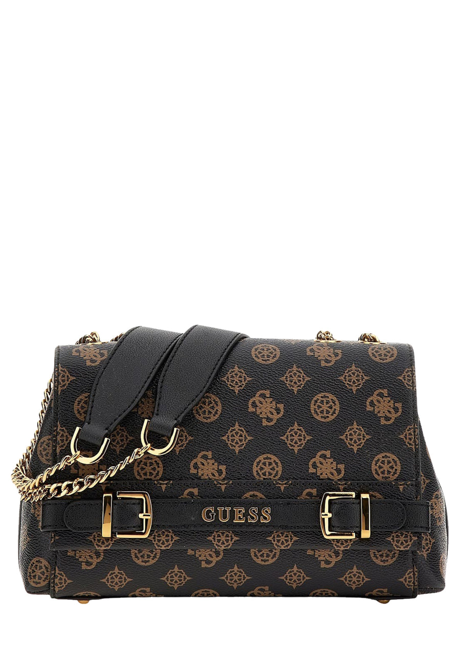 Guess Sestri Logo Convrtbl Crossbody Flap Schultertasche