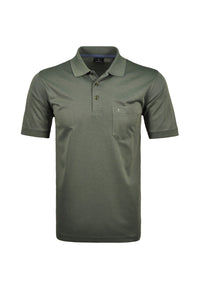 Ragman Kurzarmshirt mit Polokragen