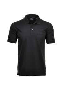 Ragman Kurzarmshirt mit Polokragen