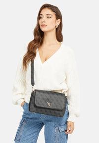 Guess Meridian Flap Crossbody Schultertasche