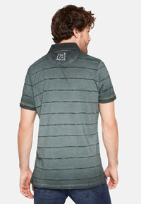 Camp David Tree House Kurzarmshirt mit Polokragen