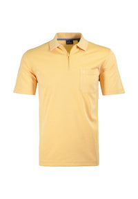 Ragman Kurzarmshirt mit Polokragen