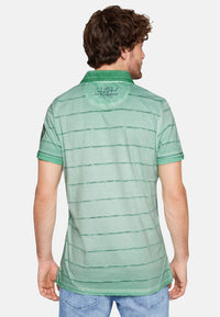 Camp David Tree House Kurzarmshirt mit Polokragen