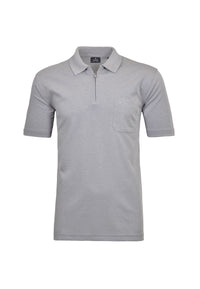 Ragman Kurzarmshirt mit Polokragen