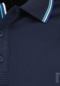 Ragman Kurzarmshirt mit Polokragen