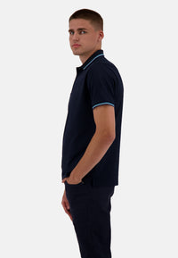 Ragman Kurzarmshirt mit Polokragen