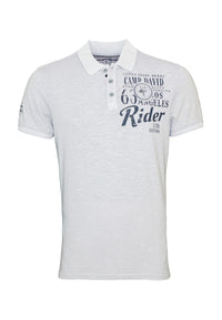 Camp David Road Rebel Kurzarmshirt mit Polokragen