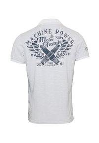 Camp David Road Rebel Kurzarmshirt mit Polokragen