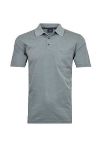 Ragman Kurzarmshirt mit Polokragen