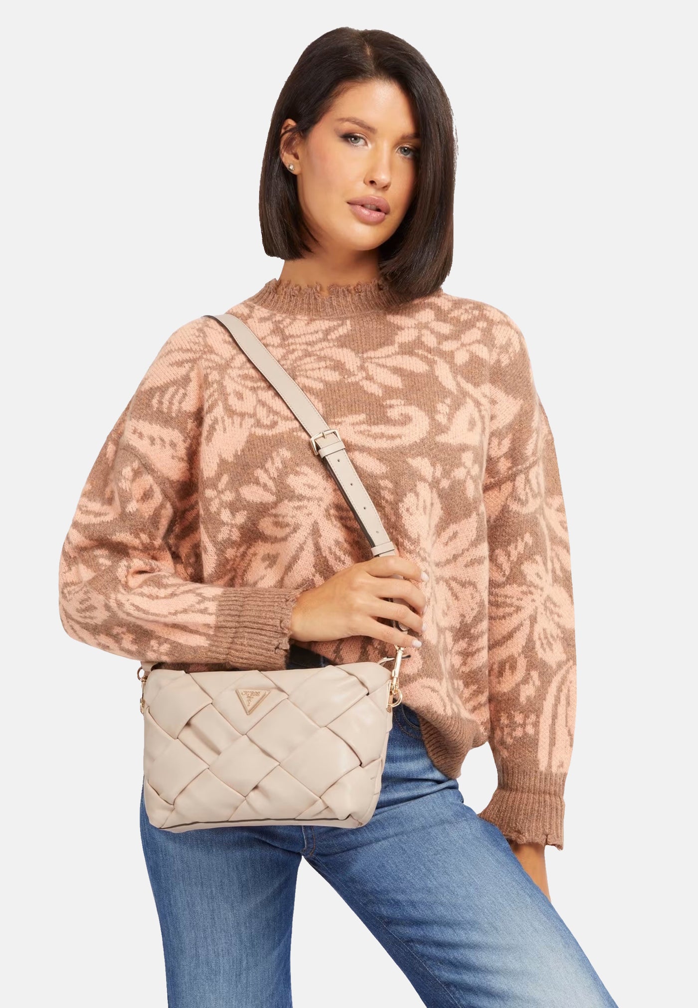 Guess Zaina Crossbody Top Zip Schultertasche