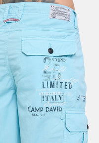 Camp David Cinque Terre kurze Hose mit vielen Taschen