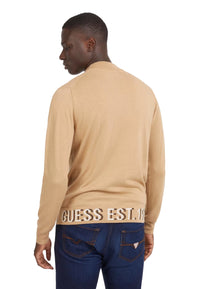 Guess ALF LS High Neck Logo Langarmpullover