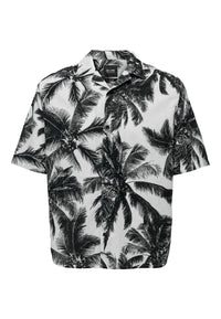 Only & Sons Tie RLX Palm Kurzarmhemd