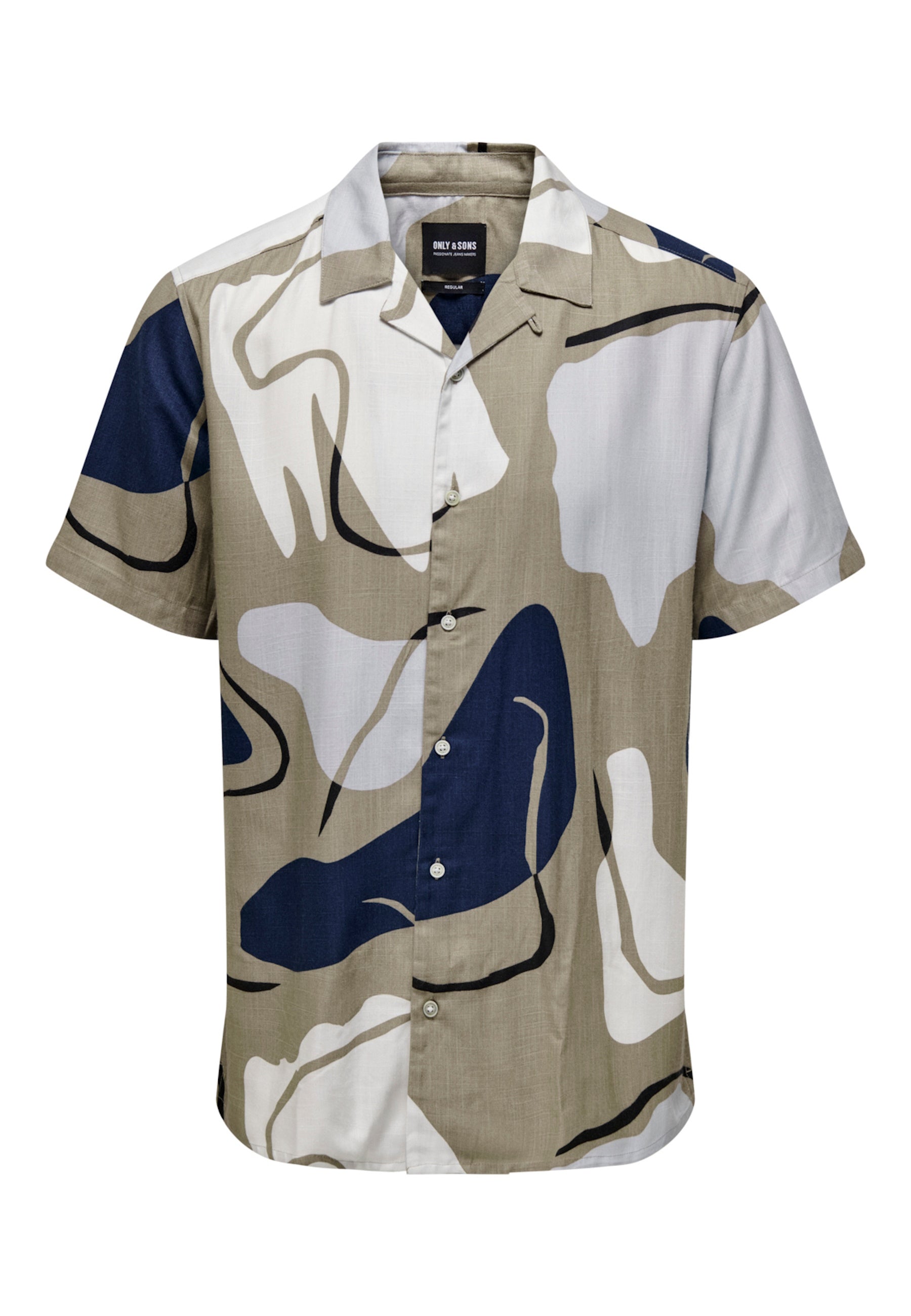 Only & Sons Dab REG Abstract Kurzarmhemd