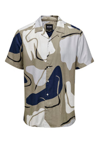 Only & Sons Dab REG Abstract Kurzarmhemd